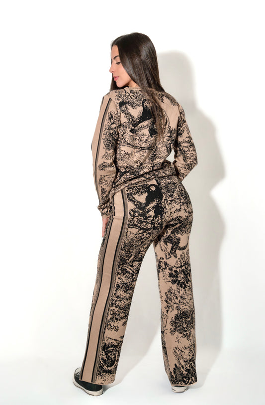 Set di maglia Zen - Beige/Nero