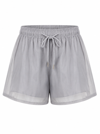 Shorts Organza - Grigio