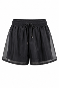 Shorts Organza - Nero