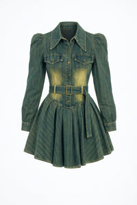 Denim Mist Dress - Scuro