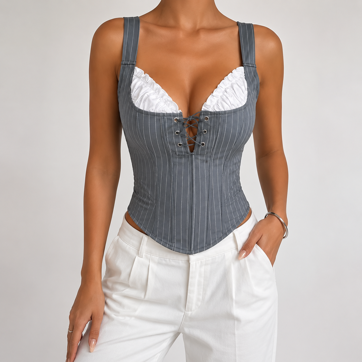 Top Juliet - Grigio