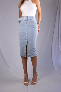Gonna Denim Belted