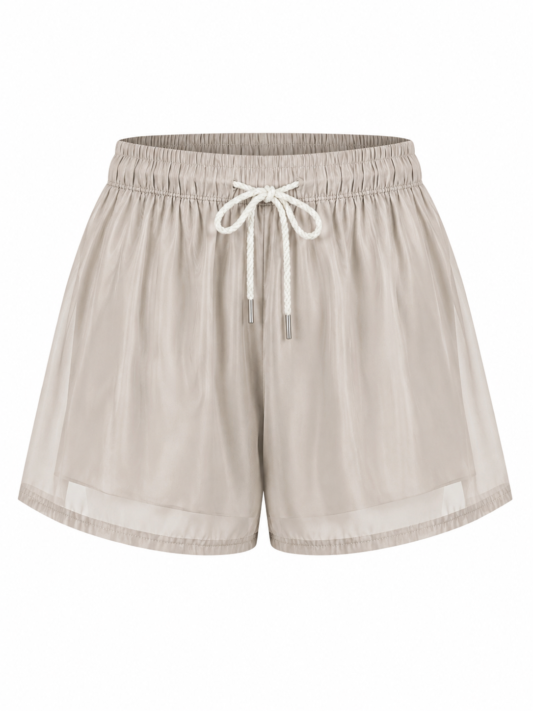 Shorts Organza - Beige