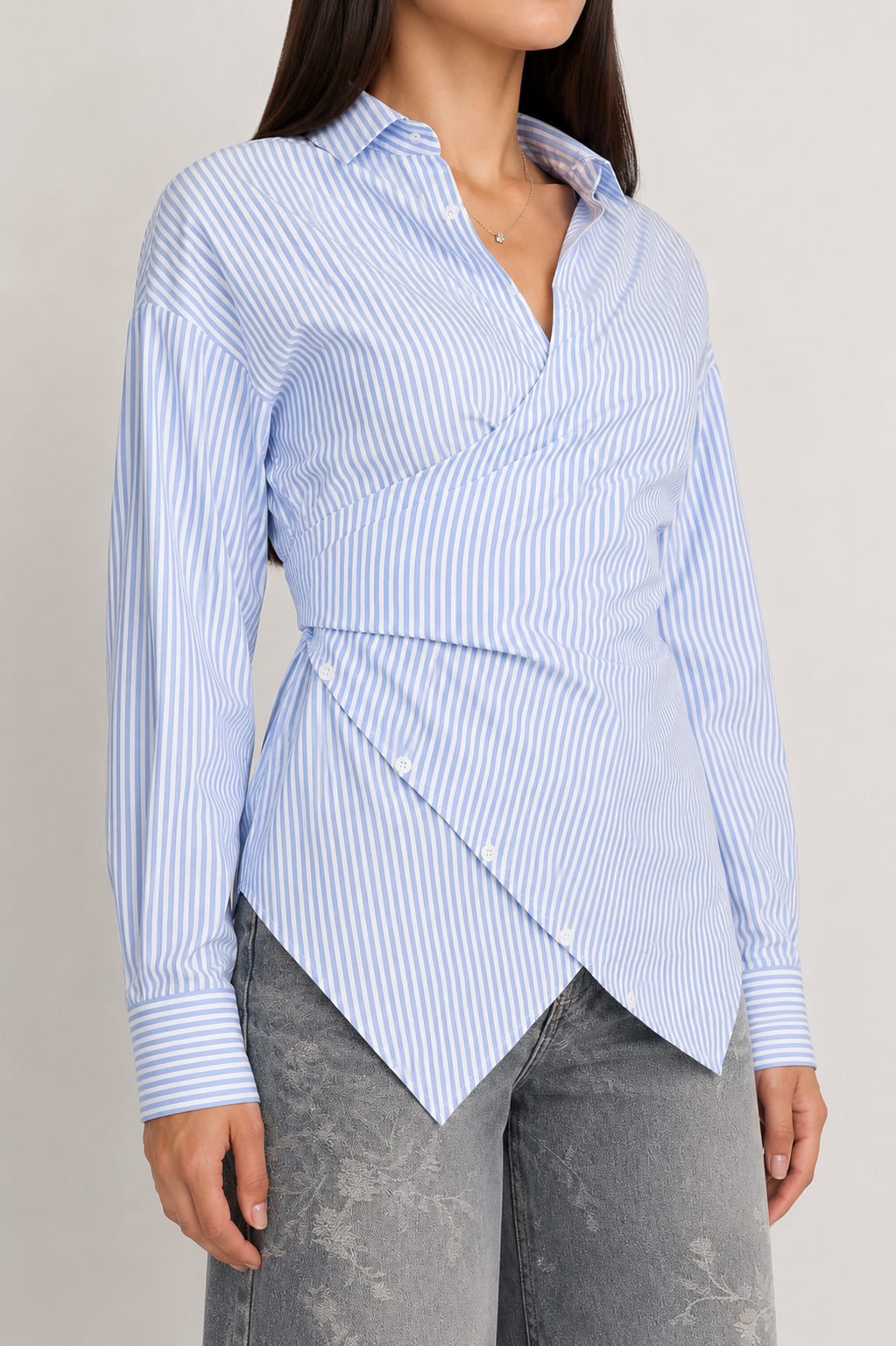 Camicia Stripes - Bianco/Azzurro