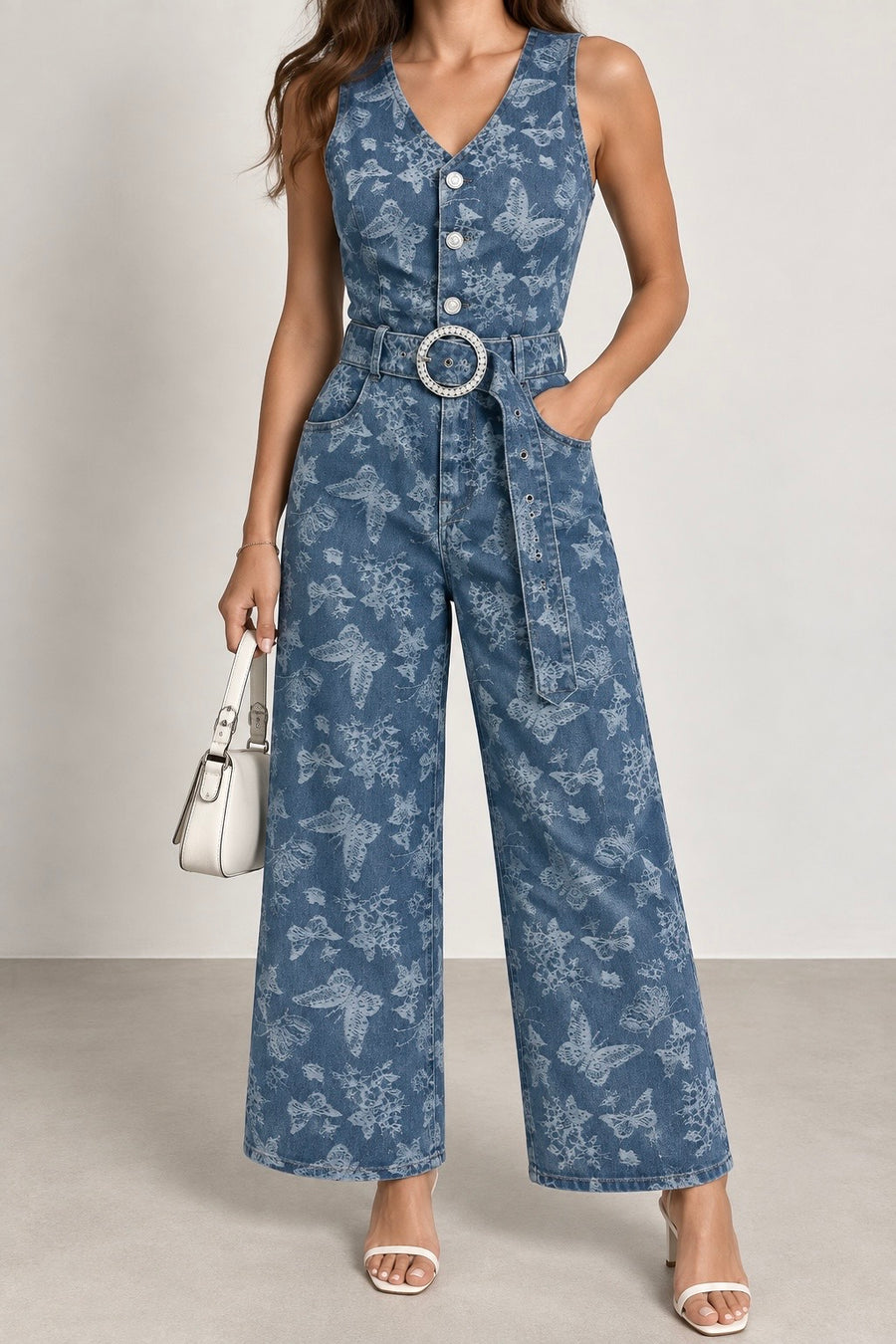 Tuta Denim Butterfly