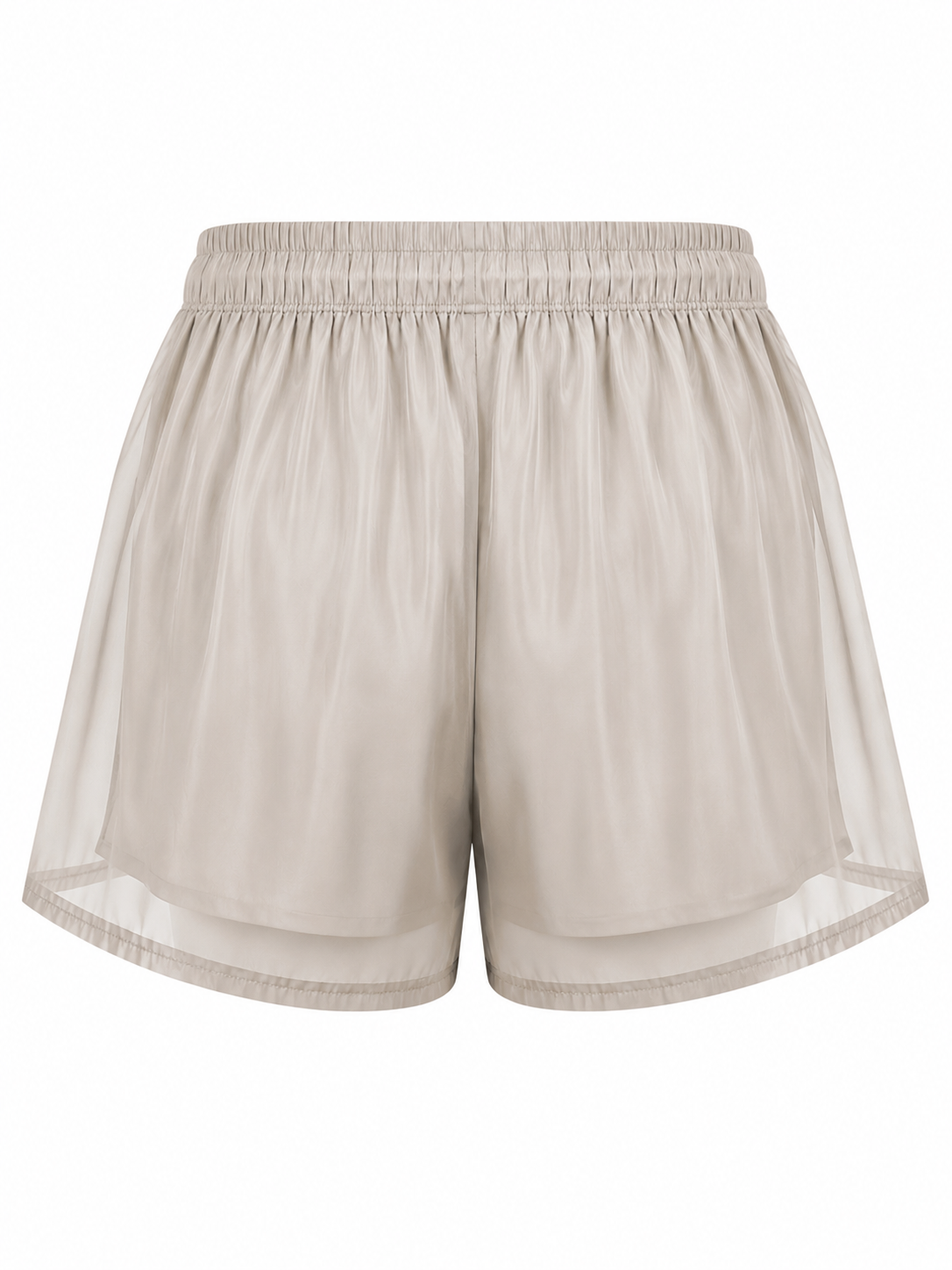 Shorts Organza - Beige