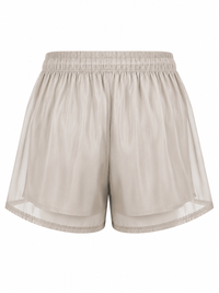 Shorts Organza - Beige