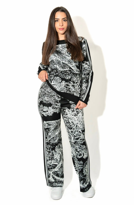 Set di maglia Zen - Nero/Bianco