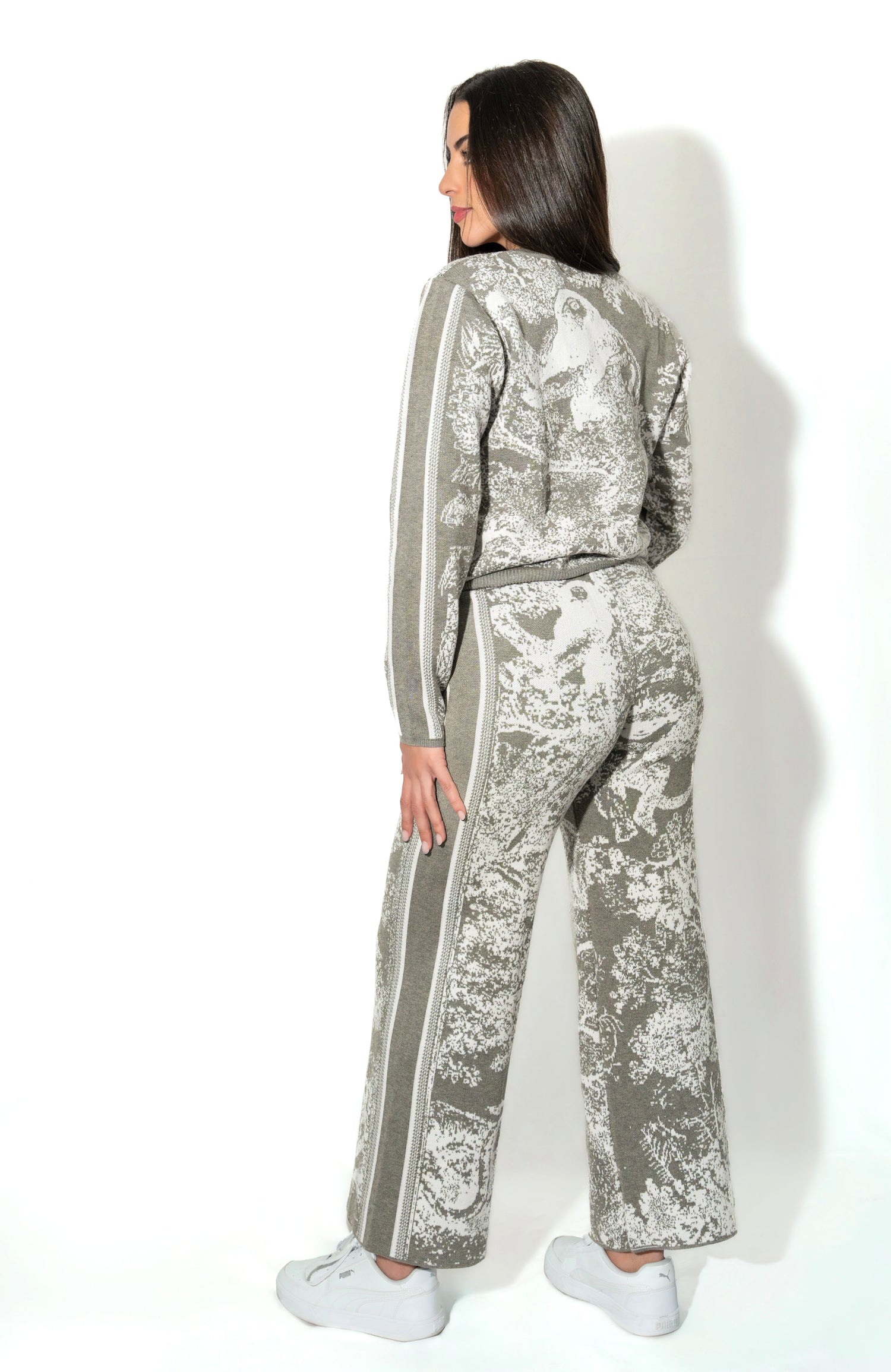 Set di maglia Zen - Grigio/Bianco