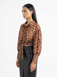 Sienna Leopard Print Blouse