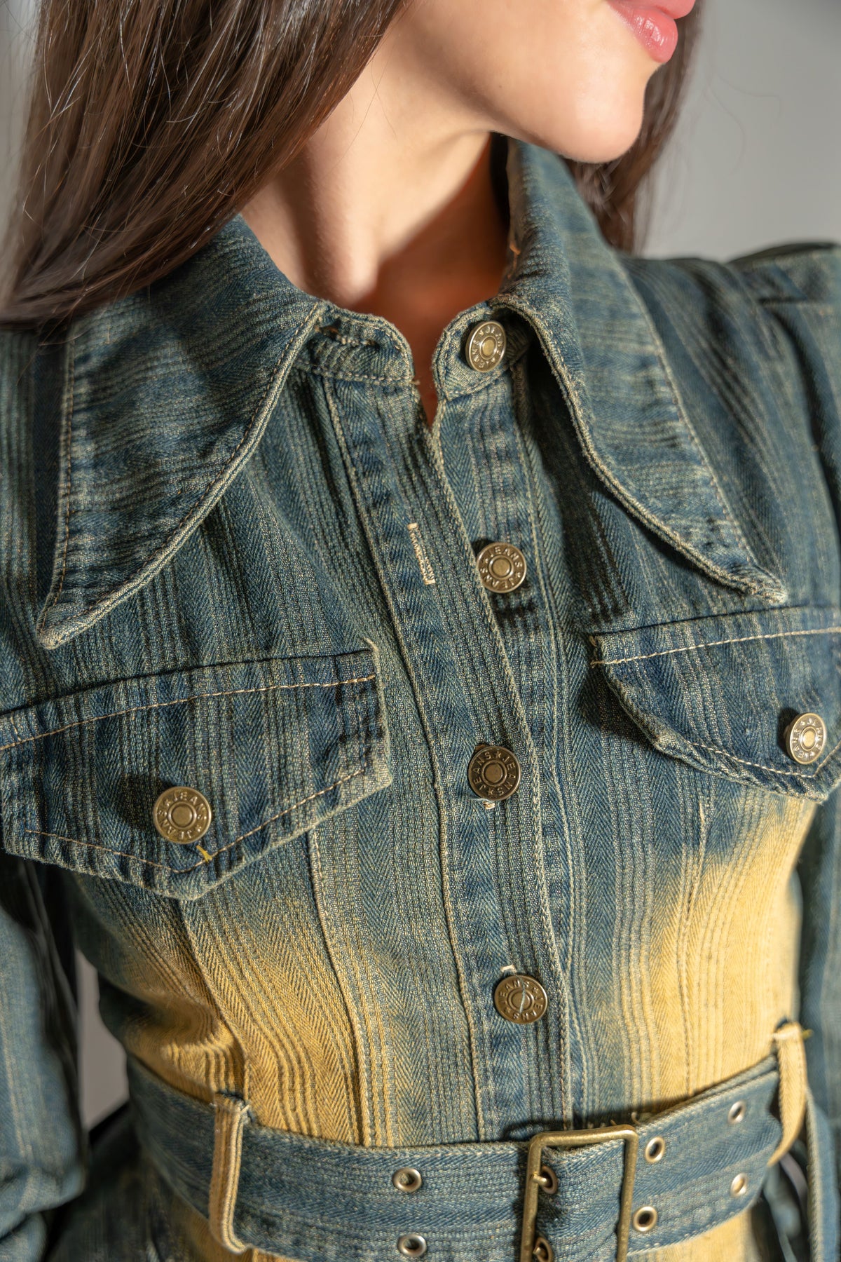 Denim Mist Dress - Scuro