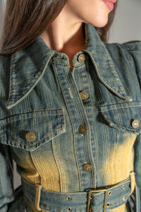 Denim Mist Dress - Scuro